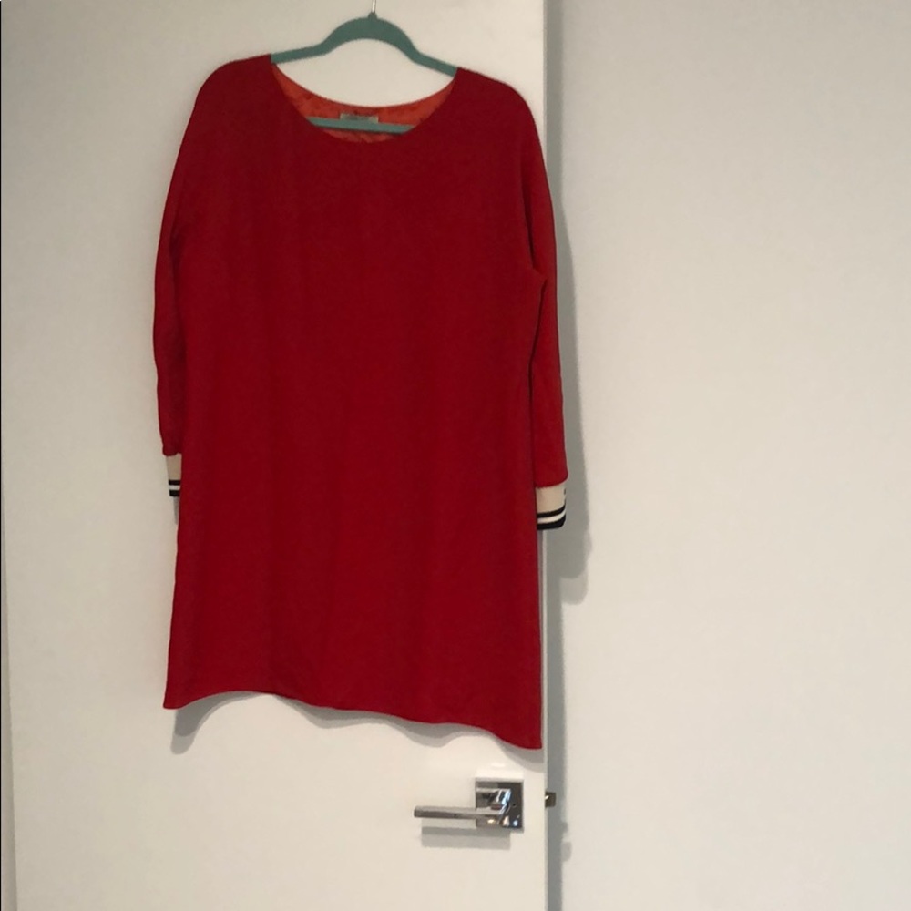Vibrant Bouchard Jarrar dress with sleeve detail